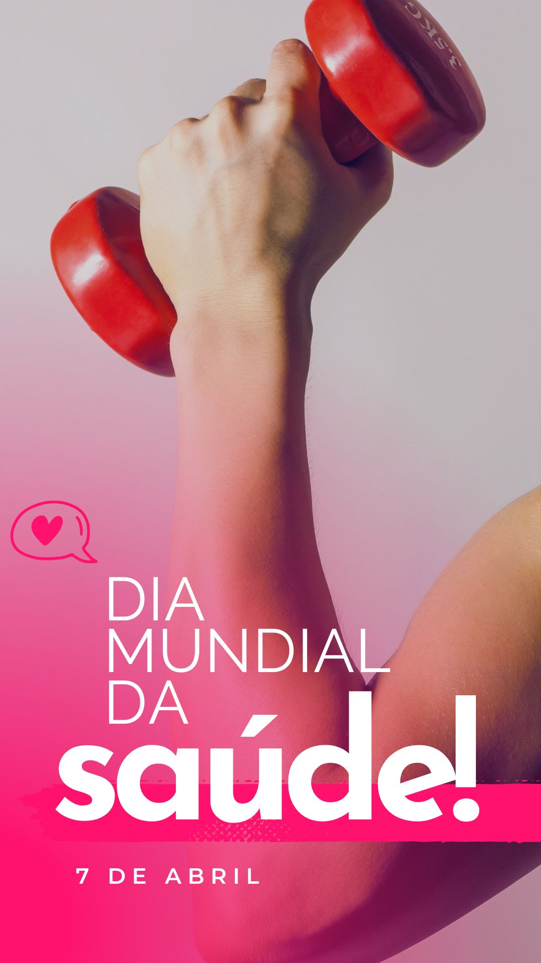 HOJE É O DIA DA SAÚDE